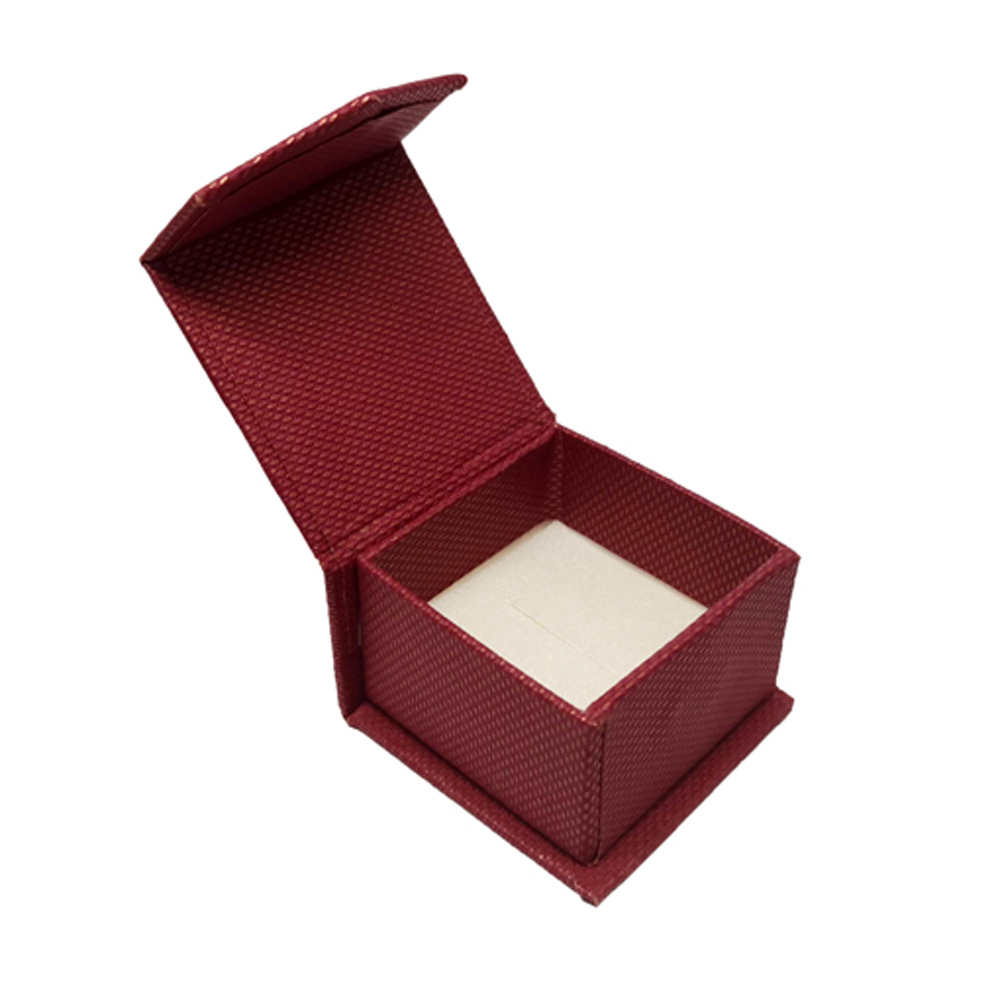 rear Belongs Predict Cutie bijuterii mică cu clapetă pentru inel sau cercei - vișiniu (set 10  buc) - Createur